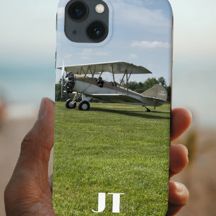 Monogram Vintage 1928 Travel Air-vliegtuigfoto Case-Mate iPhone Case