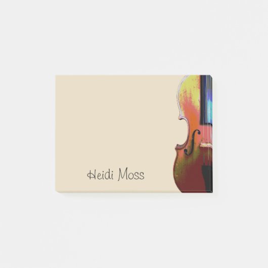 Monogram Violin Post-it® Notes (Voorkant)