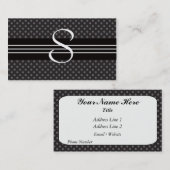 Monogram Visitekaartje (Voorkant / Achterkant)