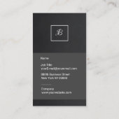 Monogram Visitekaartje (Achterkant)