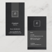 Monogram Visitekaartje (Voorkant / Achterkant)