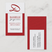 Monogram Visitekaartje (Voorkant / Achterkant)