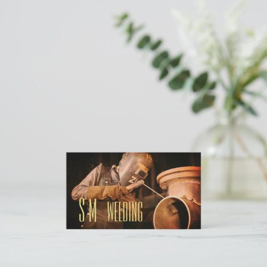 Monogram Visitekaartje (Staand voorkant)