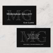 Monogram Visitekaartje (Voorkant / Achterkant)