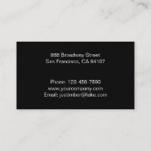 Monogram Visitekaartje (Achterkant)