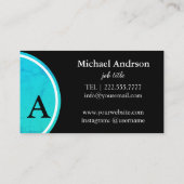 Monogram Visitekaartje (Achterkant)