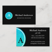 Monogram Visitekaartje (Voorkant / Achterkant)