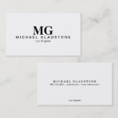 Monogram Visitekaartje (Voorkant / Achterkant)