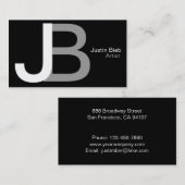 Monogram Visitekaartje (Voorkant / Achterkant)