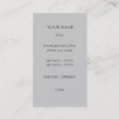 Monogram Visitekaartje (Achterkant)