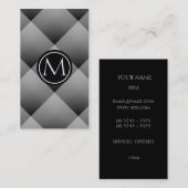 Monogram Visitekaartje (Voorkant / Achterkant)