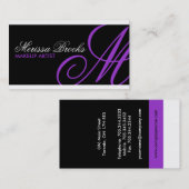 Monogram Visitekaartjes (Voorkant / Achterkant)