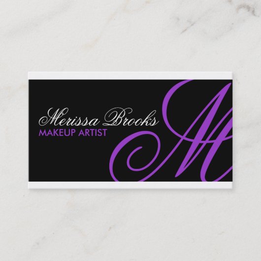 Monogram Visitekaartjes (Voorkant)