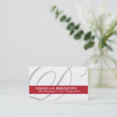 Monogram Visitekaartjes (Staand voorkant)