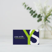 Monogram Visitekaartjes (Staand voorkant)