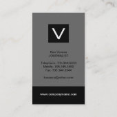 Monogram Visitekaartjes (Achterkant)
