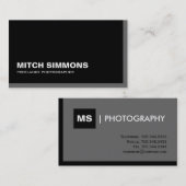 Monogram Visitekaartjes (Voorkant / Achterkant)