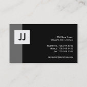 Monogram Visitekaartjes (Achterkant)