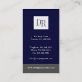 Monogram Visitekaartjes (Achterkant)