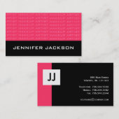 Monogram Visitekaartjes (Voorkant / Achterkant)