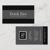 Monogram Visitekaartjes (Voorkant / Achterkant)