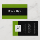 Monogram Visitekaartjes (Voorkant / Achterkant)