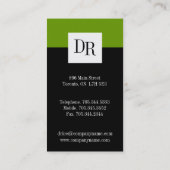 Monogram Visitekaartjes (Achterkant)