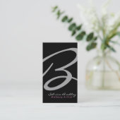 Monogram - Visitekaartjes (Staand voorkant)