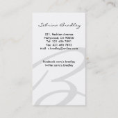 Monogram - Visitekaartjes (Achterkant)