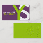 Monogram Visitekaartjes (Voorkant / Achterkant)