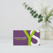 Monogram Visitekaartjes (Staand voorkant)