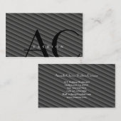 Monogram - Visitekaartjes (Voorkant / Achterkant)