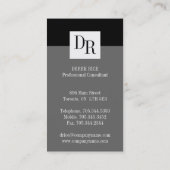 Monogram Visitekaartjes (Achterkant)