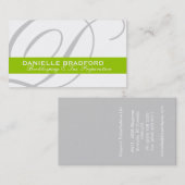 Monogram Visitekaartjes (Voorkant / Achterkant)