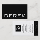 Monogram Visitekaartjes (Voorkant / Achterkant)