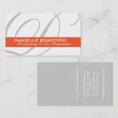 Monogram Visitekaartjes (Voorkant / Achterkant)