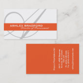 Monogram Visitekaartjes (Voorkant / Achterkant)