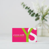 Monogram Visitekaartjes (Staand voorkant)