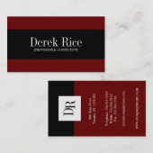 Monogram Visitekaartjes (Voorkant / Achterkant)