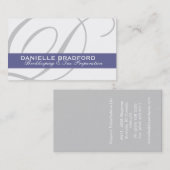 Monogram Visitekaartjes (Voorkant / Achterkant)