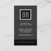 Monogram Visitekaartjes (Achterkant)