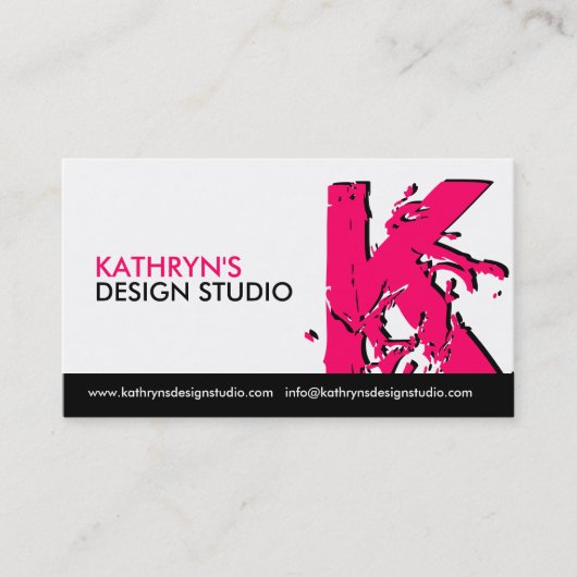 Monogram Visitekaartjes (Voorkant)