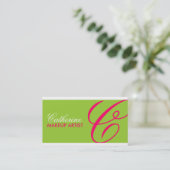 Monogram Visitekaartjes (Staand voorkant)