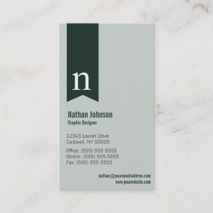 Monogram Visitekaartjes