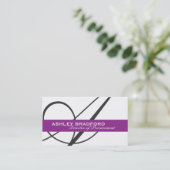 Monogram Visitekaartjes (Staand voorkant)
