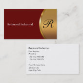 Monogram Visitekaartjes (Voorkant / Achterkant)