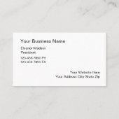 Monogram Visitekaartjes (Achterkant)