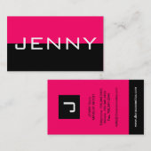 Monogram Visitekaartjes (Voorkant / Achterkant)