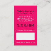 Monogram Visitekaartjes Afsprakenkaartje (Achterkant)