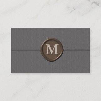 Monogram Visitekaartjes - Gepersonaliseerd
